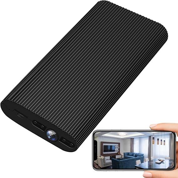Spy Hidden Camera Power Bank HD 1080P 10000mah Portable Nanny Cam Mini Video Recorder